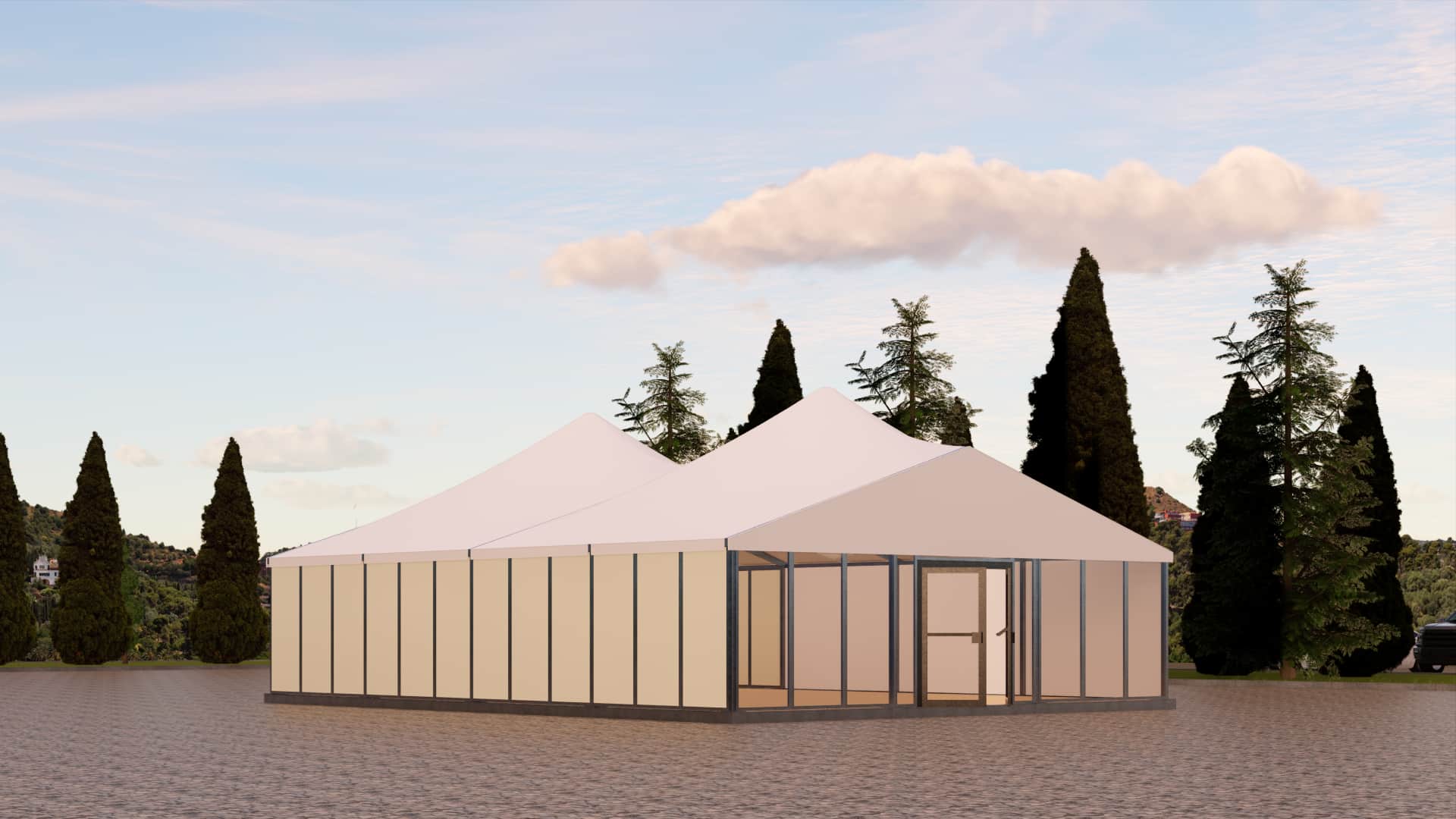 9m x 6m Dune Roof 2
